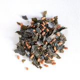 Toasty Coastie, genmaicha-inspired tea composed of Maine kelp and toasted rice