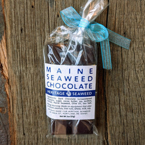 Maine Seaweed Chocolate Bar · Heritage Seaweed