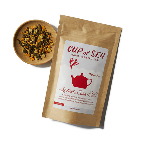 Sailor's Cure-All · Ginger & Turmeric Tea with Bladderwrack